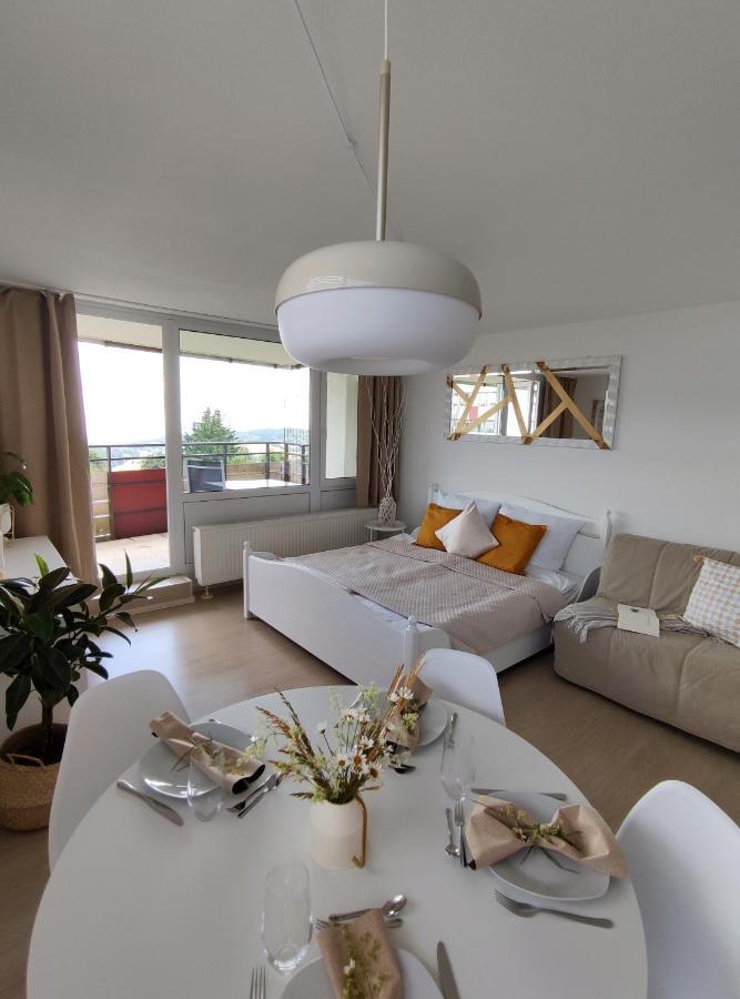 Pools, Sauna Und Balkon Mit Panoramablick Sankt Englmar Exteriér fotografie