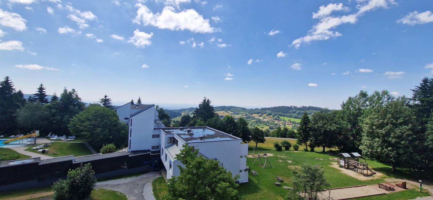 Pools, Sauna Und Balkon Mit Panoramablick Sankt Englmar Exteriér fotografie